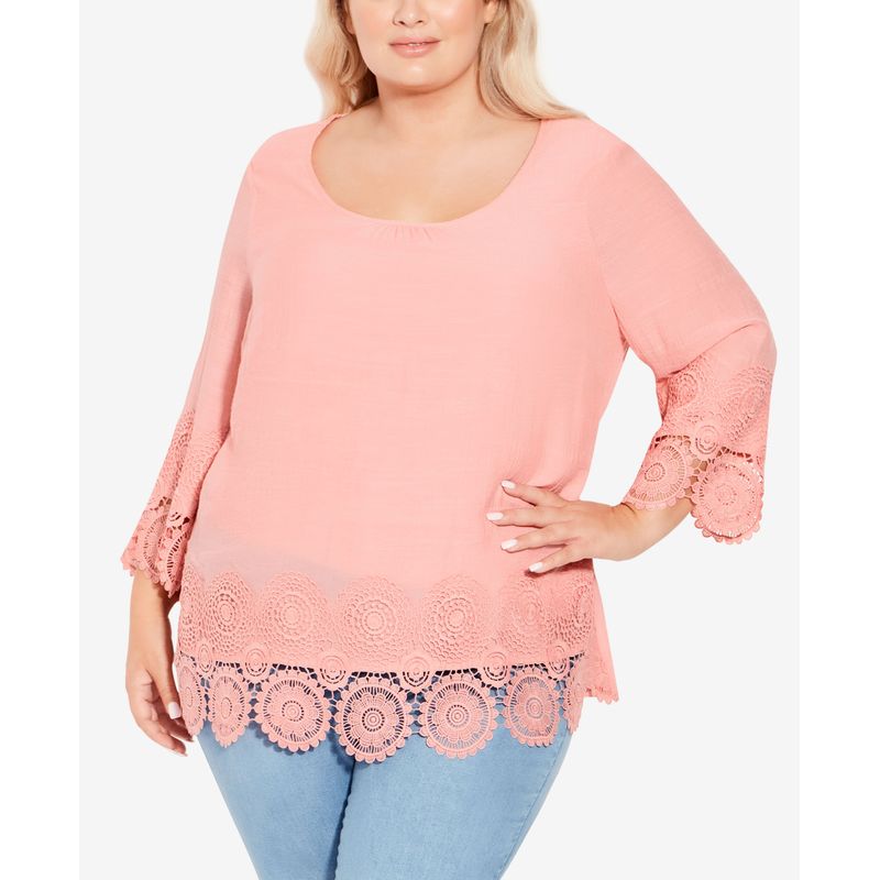 Plus Size Sylvie Crochet Top
